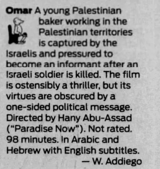 Omar — San Francisco Chronicle, 16 March 2014