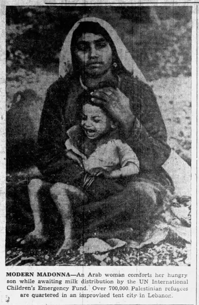 MODERN MADONNA — The Waukesha County Freeman, 12 January 1949