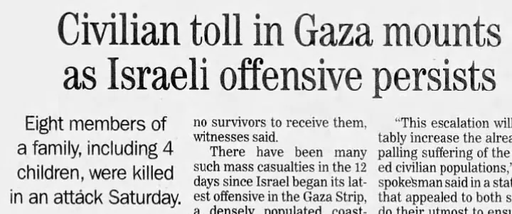 Civilian toll in Gaza mounts as Israeli offensive persists — Anchorage Daily News, 20 July 2014