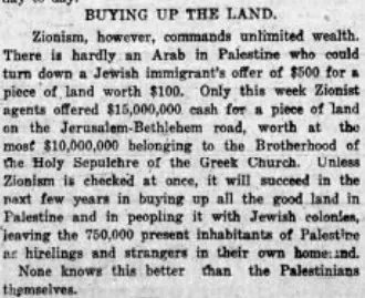 Buying Up the Land — Deseret News, 12 July 1919