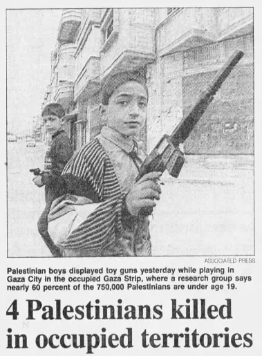 4 Palestinians killed in occupied territories — Courier-Journal, 4 April 1992