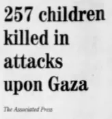 257 children killed in attacks upon Gaza &mdash; The Cincinnati Enquirer, 9 January 2009