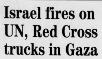 Israel fires on UN, Red Cross trucks in Gaza &mdash; The Cincinnati Enquirer, 9 January 2009