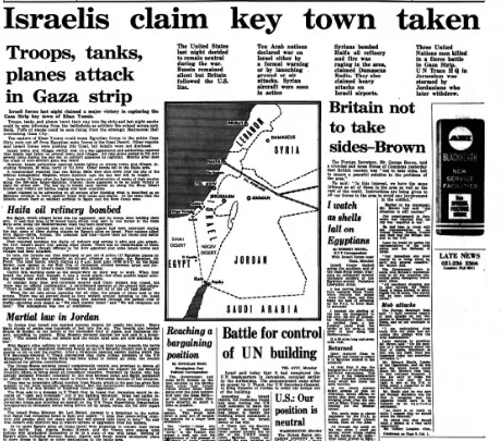 Israelis claim key town taken — The Morning Call, 3 November 1956