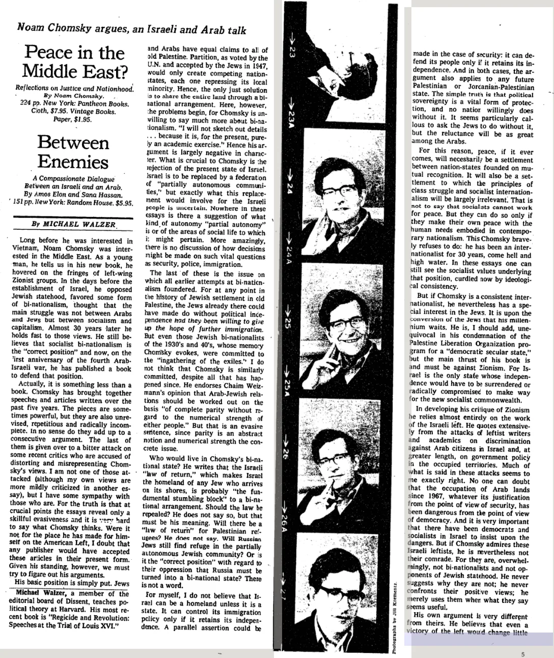 Peace in the Middle East? &mdash; The New York Times, 6 October 1974