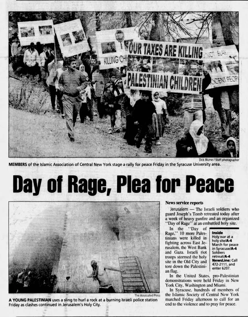IOUR TAXES ARE KILLING. , PALESTINIAN CHILDREN &mdash; The Macon Telegraph, 7 October 2000