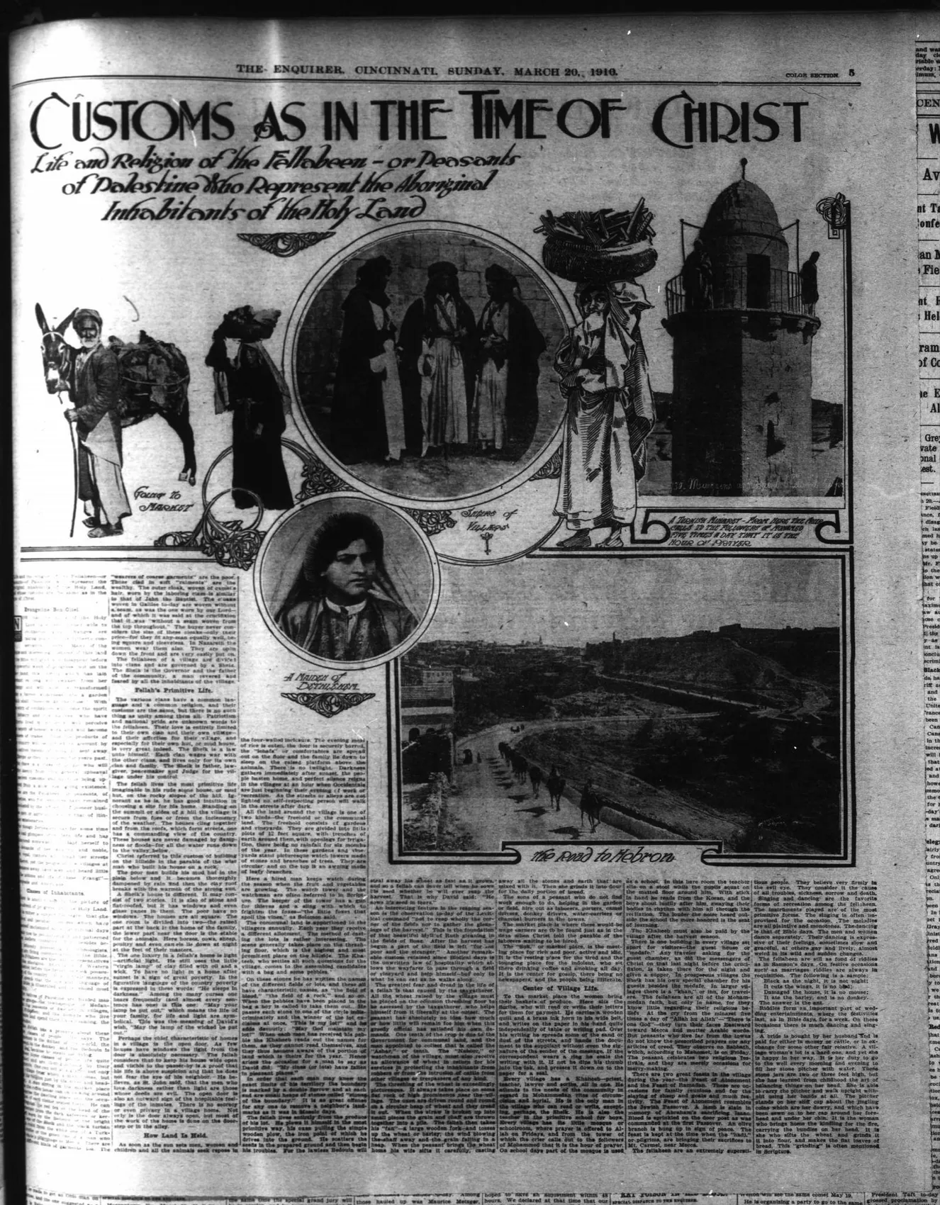 Customs as in the Time of Christ — The Cincinnati Enquirer, 20 March 1910