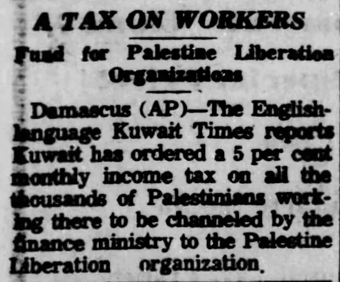 A TAX ON WORKERS &mdash; Kansas City Times, 9 November 1964