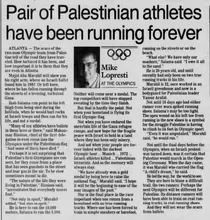 Pair of Palestinian athletes have been running forever &mdash; The Courier News
