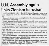 U.N. Assembly again links Zionism to racism &mdash; Duluth News-Tribune