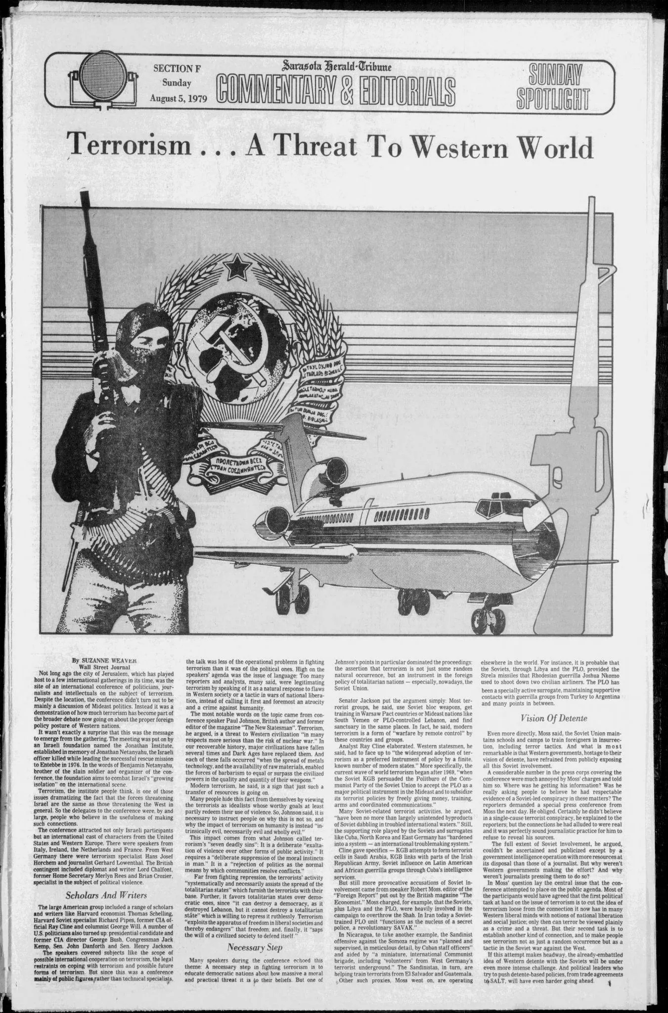Terrorism . . . A Threat To Western World &mdash; Sarasota Herald-Tribune, 5 August 1979