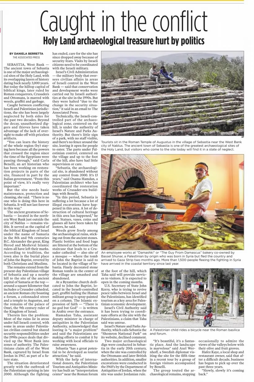 Caught in the conflict — The Grand Rapids Press, 20 June 2013