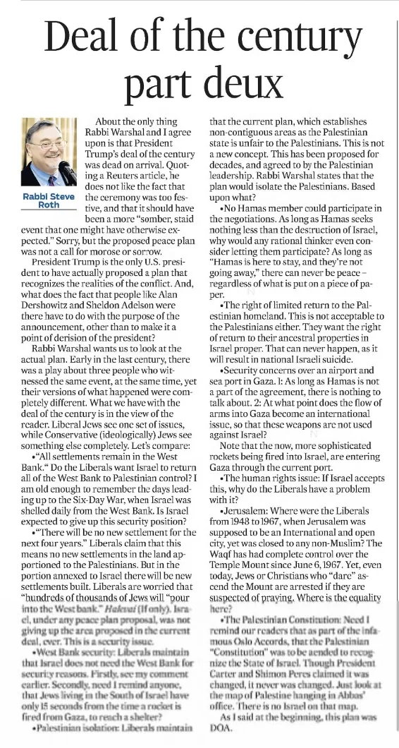 Deal of the century part deux &mdash; South Florida Sun Sentinel, 11 March 2020